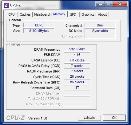 cpu-z kiểm tra bus ram